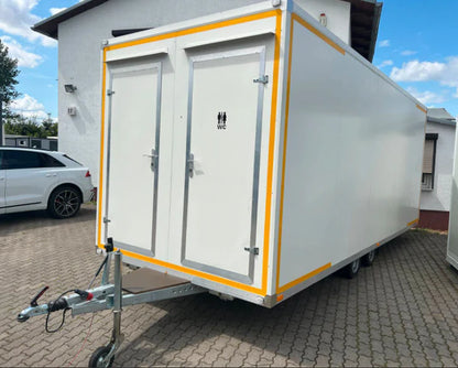 6,00 - m Büro-Anhänger mit Küchenzeile und WC
