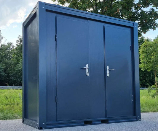 Sanitärcontainer mit Dusche, WC und Urinal